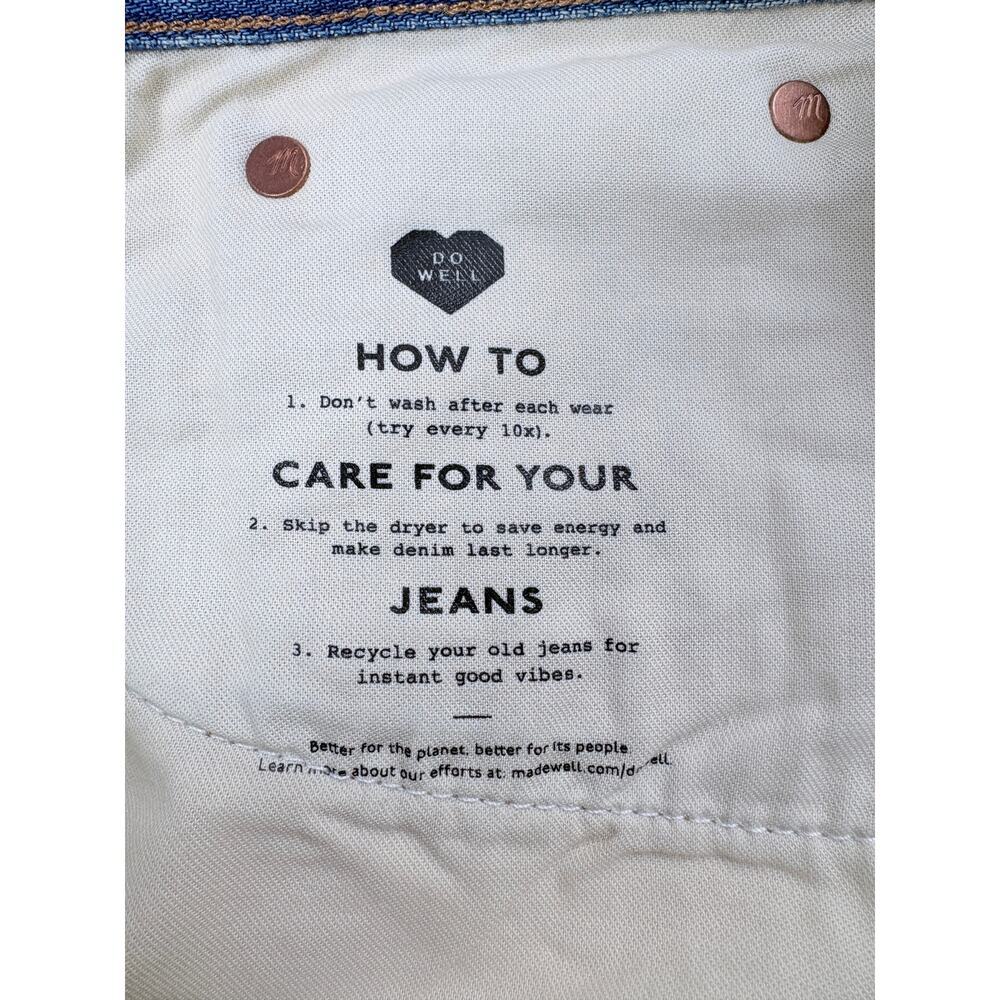 Madewell The Low-Rise Boyfriend Denim Shorts NWT 30 Frayed Coastal Minimalist - Picture 12 of 14